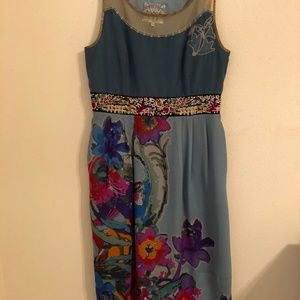 Floreat Detailed Embroidered Dress